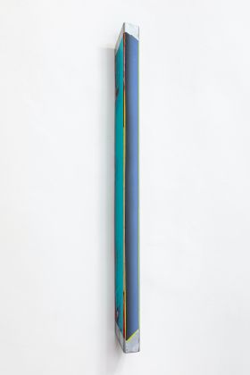 Stanislao Di Giugno, Dettaglio n. 6, 2021, acrylic on galvanized iron, cm 69,5x4x4. Courtesy l'artista & Galleria Tiziana Di Caro. Photo Danilo Donzelli