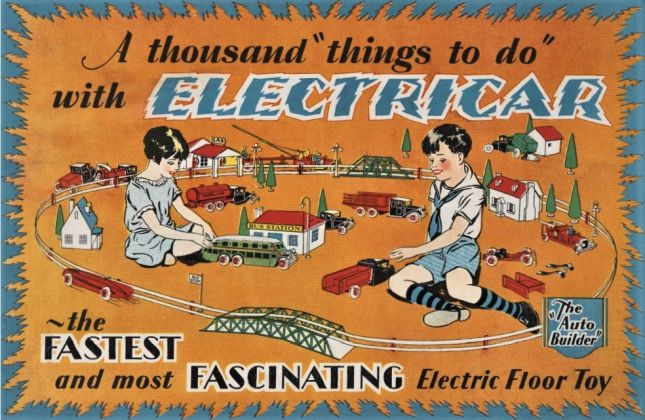 Steven Heller & Jim Heimann ‒ Toys. 100 Years of All American Toy Ads (Taschen, Colonia 2021). Electricar, 1927