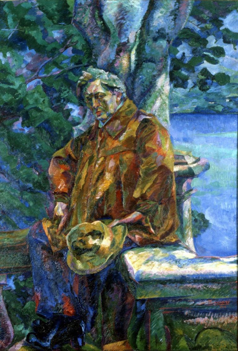 Umberto Boccioni, Ritratto del Maestro Busoni, 1916. Roma, Galleria Nazionale d'Arte Moderna e Contemporanea