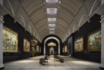 View of refurbished Raphael Court at the V&A, 2021. (c)Hufton+Crow