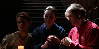 da sx Nicola Conforto, Francesca Borriero e Ivan Iuliucci ne 'Il Lucernario' © Enzo Riccio