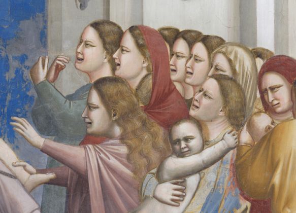 Giotto, Le madri (part.), Cappella degli Scrovegni, 1303-1305