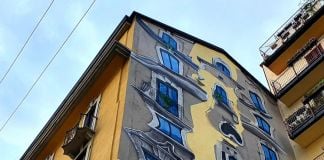 Il murale di Cheone a Milano