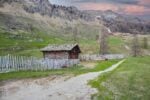 Mountain Hut in Val Fex, Engadin Site of Pawel Althamer's project for the Beatrice Trussardi Foundation 2021 Courtesy Beatrice Trussardi Foundation Photo by Marco De Scalzi