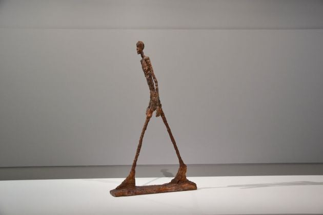 Alberto Giacometti, Homme qui marche II, 1960. Collection Fondation Giacometti © Succession Alberto Giacometti (Fondation Giacometti, Paris + ADAGP, Paris)