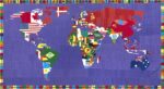 Alighiero Boetti Mappa, 1990, ricamo su tessuto cm 118x220
