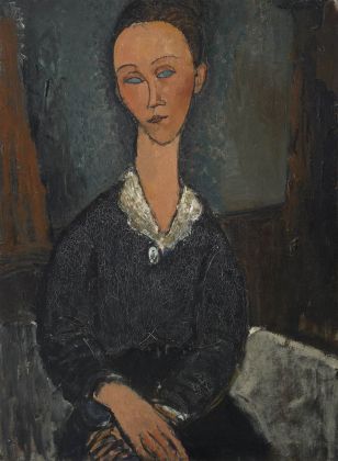 Amedeo Modigliani, Femme au col blanc, 1917, olio su tela. Musée de Grenoble