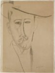 Amedeo Modigliani, Portrait d’homme, 1915 ca., matita su carta. Musée de Grenoble