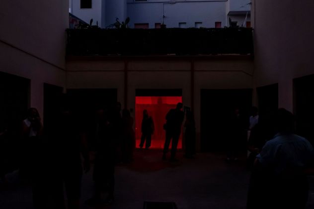 Chárōn - ferocia illuminata. Installation view at Kunstschau, Bari 2021. Photo Grazia Amelia Bellitta