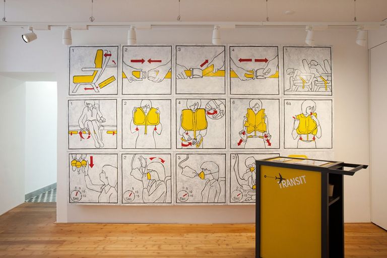 Christophe Constantin, Transit, installarion view at Espace Graffenried, Aigle 2021. Photo Lionel Henriod