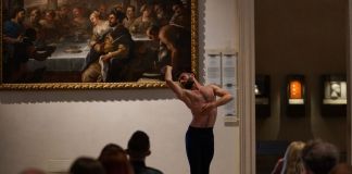 Danza in Rete 2021. Francesco Favale, The Halley solo. Performer Vincenzo Cappuccio. Photo Alice Mattiolo