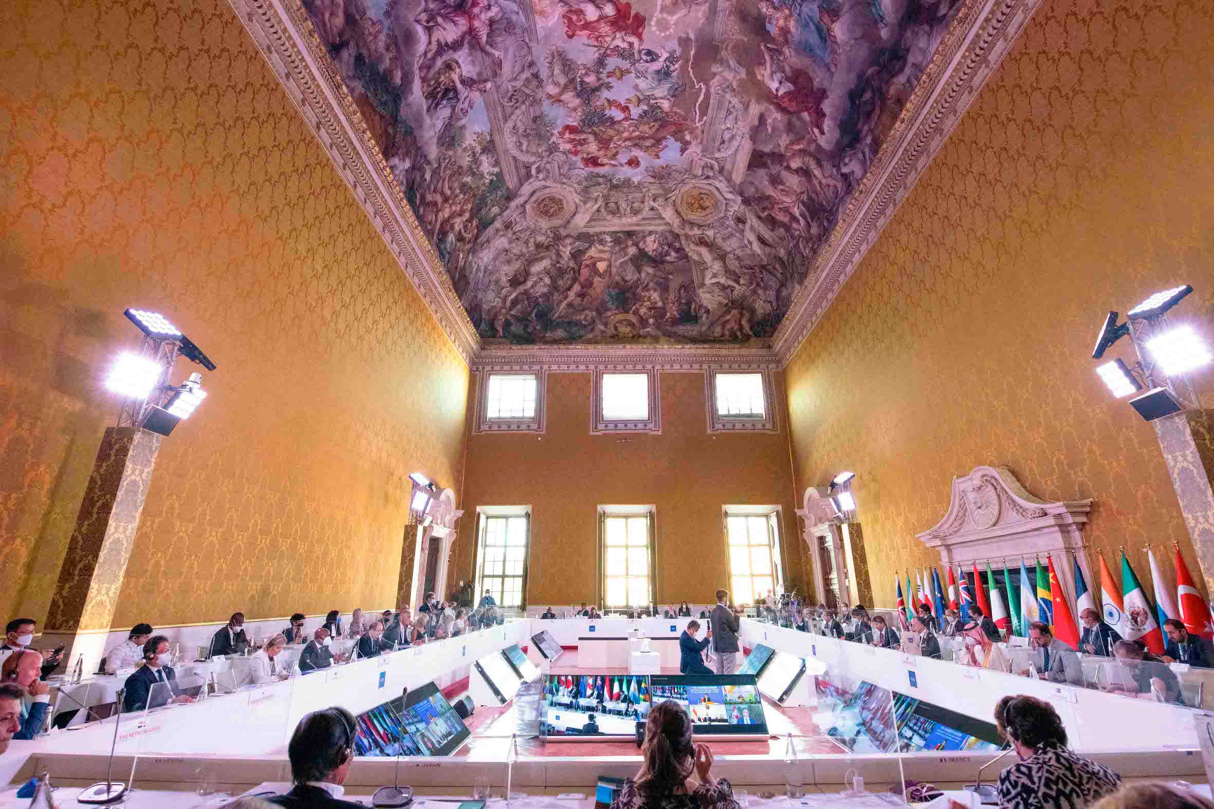 G20 Cultura - Palazzo Barberini Roma. Courtesy Ministero della Cultura e G20 Italia