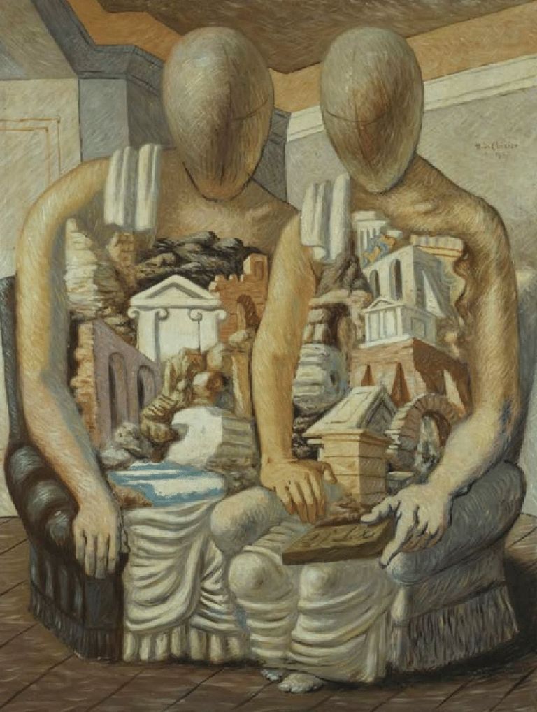 Giorgio de Chirico, Gli archeologi, 1927