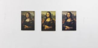 Hans Schabus, Mona Lisa (pandemic), 2014 21, installation view at Zero..., Milano 2021. Photo Roberto Marossi