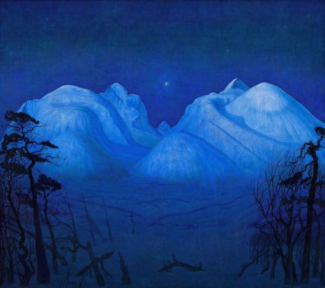 Harald Solberg, Winter Night in the Mountains, 1914. Photo Nasjonalmuseet – Børre Høstland