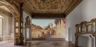 Ibrahim Mahama. As the void, vali and voli. Exhibition view at APALAZZOGALLERY, Brescia 2021. Photo Melania Dalle Grave di DSL Studio