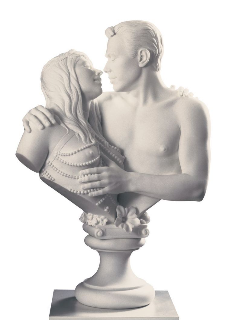 Jeff Koons, Bourgeois Bust - Jeff and Ilona, 1991 © Jeff Koons. Photo Jim Strong, New York. Pinault Collection