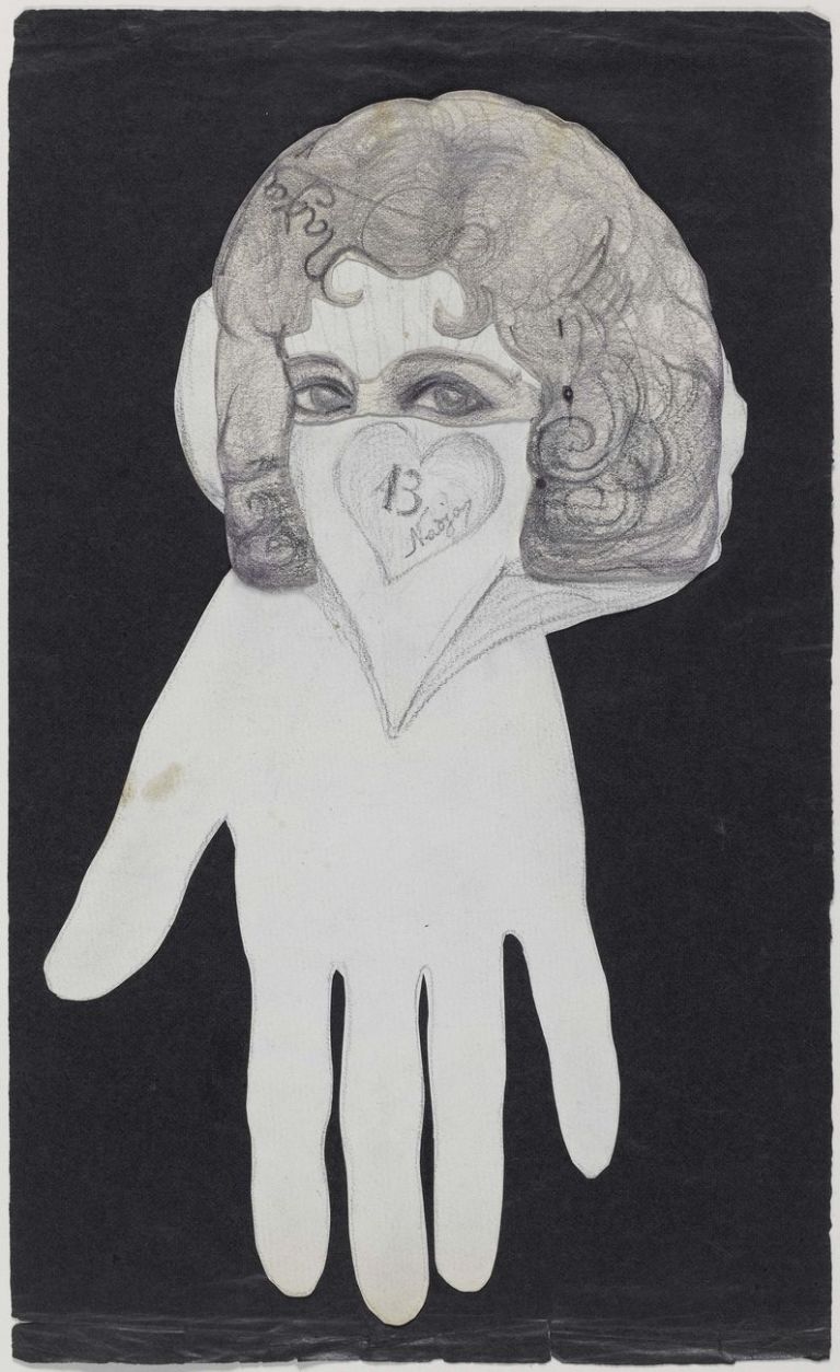 Léona Delcourt (dite Nadja), Un regard d'or de Nadja, 1926. Parigi, Centre Pompidou © Centre Georges Pompidou