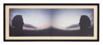 Luca Maria Patella, Autofoto al tramonto speculare (altra ora), 1975, autofoto camminante sbadata, stampa Cibachrome © Luca Maria Patella, courtesy Fondazione Morra, Napoli