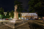 Dal tramonto all'arte, proiezione su Palazzo Vitelli a Sant'Egidio in occasione di CaLibro Festival, a Città di Castello. Photo Andrea Moni.