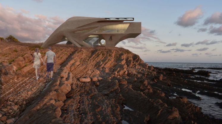 Mario Coppola, Leonardo Caffo, Arup Italia, Villa Postumana, vista da nord