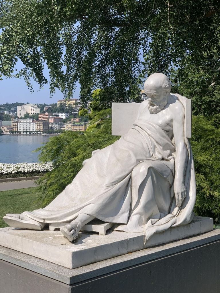 Markus Antolkolski, Socrate dormiente, 1917, Città di Lugano