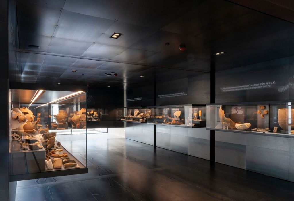 The museum's first floor hosts the Copper Age and Neolitical collections 