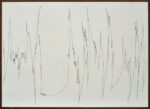 Nuvolo, Senza Titolo [Diagramma], 1962, righetta a macchina su tela, 54x75.5 cm, Eredi Nuvolo. Photo Paolo Ascani. Courtesy Associazione Archivio Nuvolo