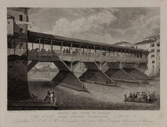 Sebastiano Lovison, Ponte Vecchio di Bassano, 1826, Museo Civico, Bassano del Grappa
