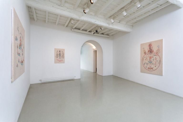 Shafei Xia. Exhibition view at Francesca Antonini Arte Contemporanea, Roma 2021