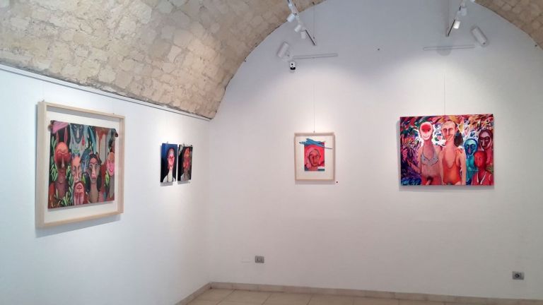 Silvia Mei. Dolcissime nevrosi. Exhibition view at ArteCircuito, Sassari 2021