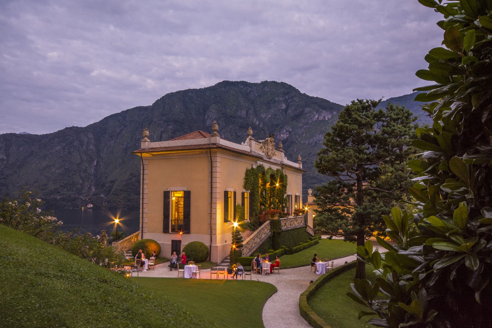 Villa del Balbianello (CO) all'imbrunire Foto (C) Agnese Gottifredi 2016
