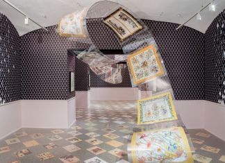 Vittorio Accornero – Edina Altara. Gruppo di famiglia con immagini. Exhibition view at Museo MAN, Nuoro 2021