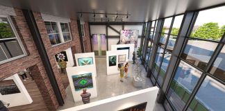 Un rendering degli interni del Museo. Courtesy Andrew Sidford Architects