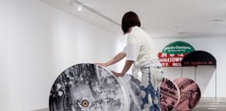 Sonia Leimer. Via San Gennaro. Installation view at MAN Museo d’Arte della Provincia di Nuoro, Nuoro 2021