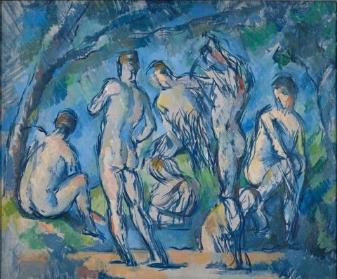 Paul Cézanne, Sept baigneurs, ca. 1900, Fondation Beyeler, RiehenBâle, Collection Beyeler Photo Robert Bayer (1200x992)
