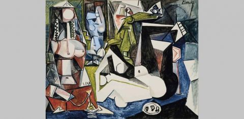 Pablo Picasso, Les Femmes d’Alger (Version N), 1955, Mildred Lane Kemper Art Museum, Washington University St. Louis. University purchase, Steinberg Fund