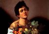 Caravaggio, Giovane con canestra di frutta. Roma, Galleria Borghese (particolare)