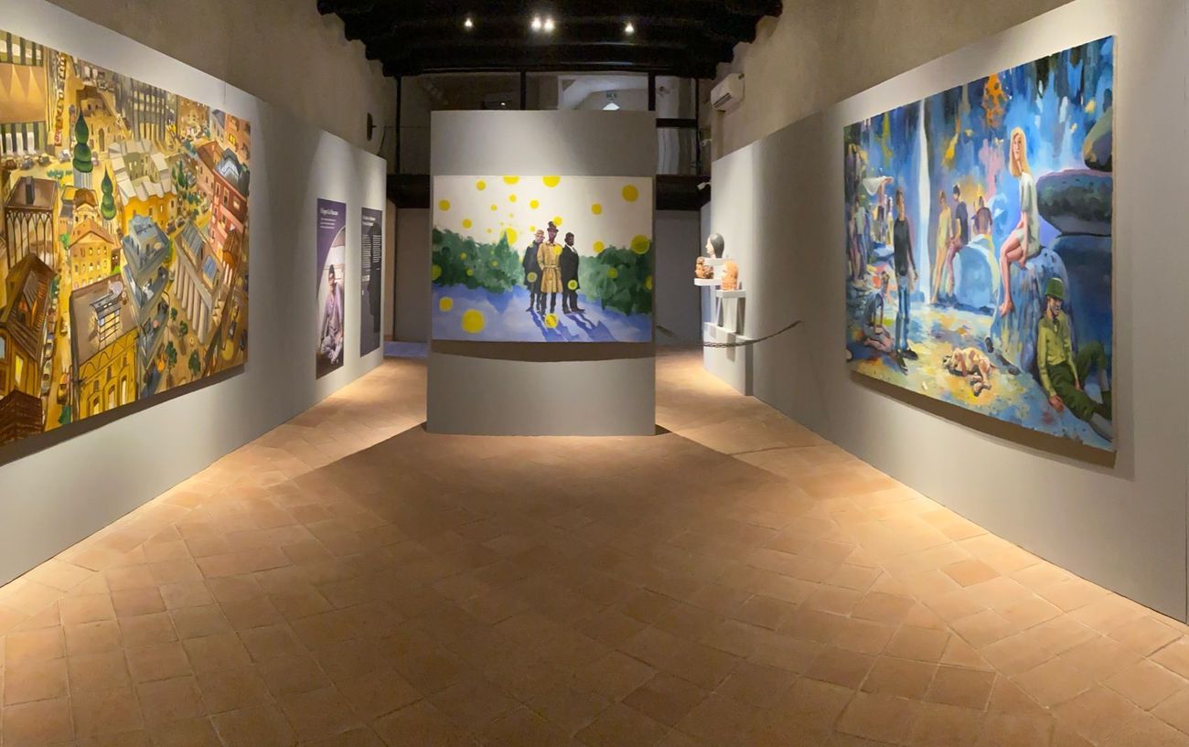 Cento Sicilie, installation view at Palazzo Ciampoli , Taormina 2021. Photo Melamedia
