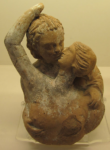 Centuripe, statuetta di Eros e Psiche che si abbracciano, 200-100 a. C., creditis Sailko