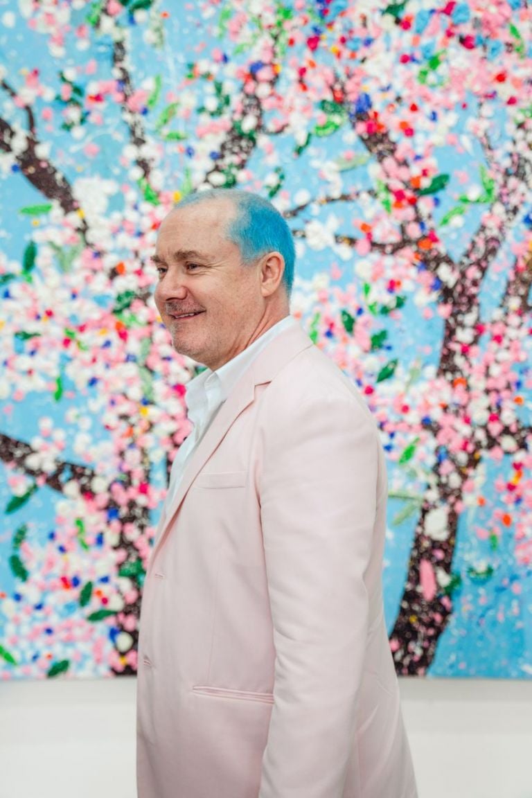 Damien Hirst. Photo Calvin Courjon, 2021