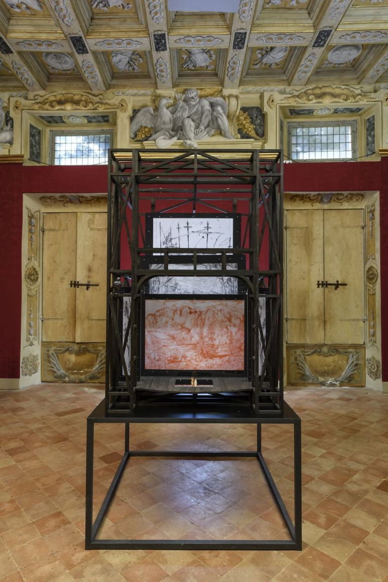 Fabrizio Cotognini. The Flying Dutchman. Exhibition view at Musei Civici di Palazzo Buonaccorsi, Macerata 2021. Photo Giorgio Benni