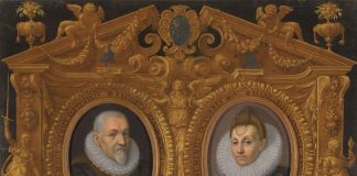 Fede e Nunzio Galizia, Ritratti di Jacopo Menocchio e Margherita Candiani con cornice. Collezione privata, Bruxelles