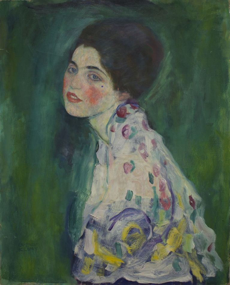 Gustav Klimt, Ritratto di signora, 1916 17. Courtesy Galleria Ricci Oddi, Piacenza