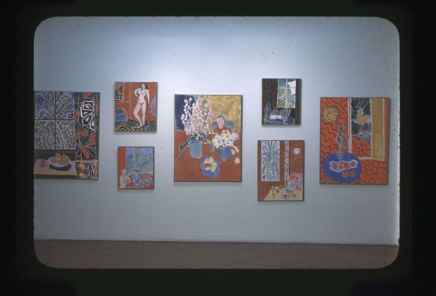 Henri Matisse. Paintings, Papiers Découpés, Drawings, 1945 1948. Exhibition view, 1949. Collezione privata © Archives Henri Matisse D.R.