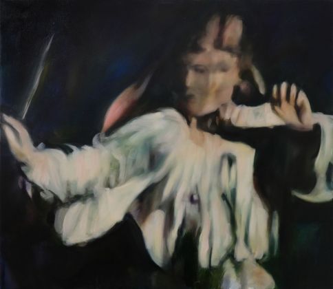 Iva Lulashi, Deformazione Morbosa, 2021, olio su tela, 70x80 cm