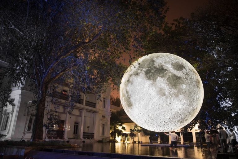 Museum of the Moon by Luke Jerram. Bangalore, India, 2018 © British Council Satya Nayak