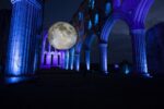 Museum of the Moon by Luke Jerram. Rievaulx Abbey, UK, 2019. Photo by Mark Pickthall