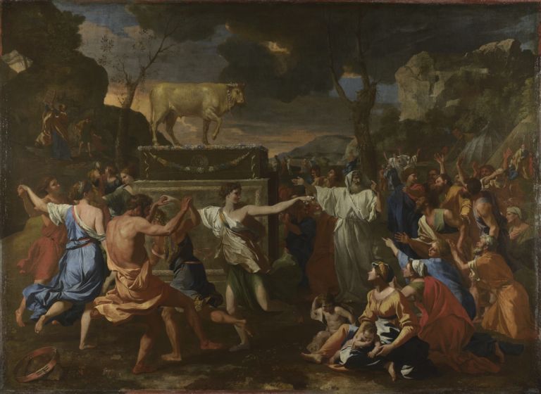Nicolas Poussin, The Adoration of the Golden Calf, 1633 4 © The National Gallery, London