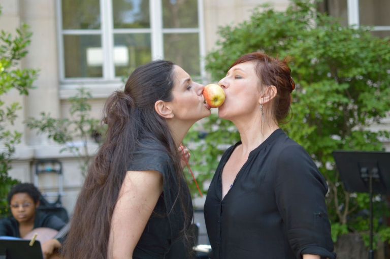 Romina de Novellis, Paradiso, Parigi 2015. Prodotto dalla Mairie du 3ème Paris in collaborazione con Paris Downtown Big Band - Festival Nomade. Photo Mauro Bordin © De Novellis-Bordin 2015